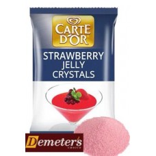 JELLY CRYSTAL STRAWBERRY 100GM CARTE D'OR