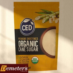 ORGANIC CANE SUGAR 850GM CED